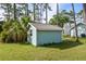 Quaint detached shed in the backyard at 213 Riverbend Rd, Ormond Beach, FL 32174