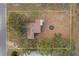 Aerial view of a newly renovated house and yard at 13 E 8Th St, Frostproof, FL 33843