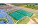 Six well-maintained tennis courts for residents' use at 1502 Moon Valley Dr, Davenport, FL 33896