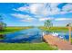 Scenic waterfront view with a peaceful canal at 3198 Tohopekaliga Dr, Saint Cloud, FL 34772