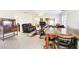 Relaxing living room with leather sofas at 3198 Tohopekaliga Dr, Saint Cloud, FL 34772