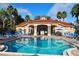 Resort-style pool with lounge chairs at 2605 Emerald Island Blvd, Kissimmee, FL 34747