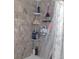 Bathroom with shower caddy and curtain at 924 Derbyshire Dr, Kissimmee, FL 34758
