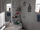 Small bathroom with hexagon tile and updated vanity at 924 Derbyshire Dr, Kissimmee, FL 34758