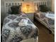 Bedroom with twin beds and patterned bedding at 718 Verona Ave, Davenport, FL 33897