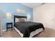 Serene bedroom with full-size bed and window coverings at 3148 Pequod Pl, Kissimmee, FL 34746