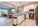 Modern kitchen with island and stainless steel appliances at 891 Ocean Course Ave # 0, Davenport, FL 33896