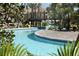 Peaceful lazy river winding through a tropical landscape at 891 Ocean Course Ave # 0, Davenport, FL 33896
