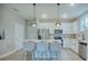 Modern kitchen with white cabinets and large island at 1700 Houston St, Kissimmee, FL 34743