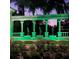 Elegant entrance to Emerald Island Resort at night at 8403 Blue Lagoon Dr, Kissimmee, FL 34747