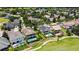 Aerial view of homes and golf course community at 1217 Radiant St, Reunion, FL 34747