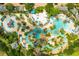 Aerial view of large resort pool complex at 1217 Radiant St, Reunion, FL 34747