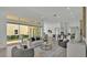 Open living room showcasing access to backyard and kitchen at 2686 Meadowedge Loop, Saint Cloud, FL 34772