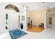 Bright entryway with tile floors and a view into the living area at 840 Coach Lamp Ct, Sanford, FL 32771