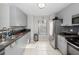 Modern kitchen with stainless steel appliances at 1001 Via Capri Ln # 204, Celebration, FL 34747