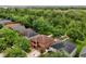 Aerial view of the house and surrounding neighborhood at 10233 Serotina Ct, Orlando, FL 32832