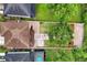 Aerial view showing house, backyard, and surrounding homes at 10233 Serotina Ct, Orlando, FL 32832
