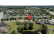 Aerial view of property and surrounding neighborhood at 3260 Marshfield Preserve Way, Kissimmee, FL 34746