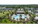 Community pool with water slide and lounge area at 3273 Wauseon Dr, St Cloud, FL 34772