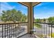 Private screened balcony overlooking the community at 2732 Oakwater Dr # 101, Kissimmee, FL 34747