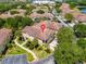 Aerial view of townhome community with lake nearby at 2732 Oakwater Dr # 101, Kissimmee, FL 34747