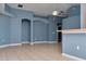 Spacious living room with vaulted ceiling and tile floors at 2726 Randal Way, Kissimmee, FL 34743