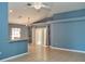 Spacious dining room with tile floors and view of kitchen at 2726 Randal Way, Kissimmee, FL 34743
