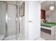 Bathroom with shower, toilet and view of bedroom at 4577 Target Blvd, Kissimmee, FL 34746