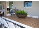 Outdoor patio features a large dining table with seating for eight at 4577 Target Blvd, Kissimmee, FL 34746