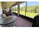 Screened porch with paver patio and view at 465 Villa Park Rd, Poinciana, FL 34759