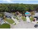 Three houses in a cul-de-sac with solar panels at 2912 Willow Oak Ct, Kissimmee, FL 34744