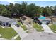 Three houses in a cul-de-sac with solar panels at 2912 Willow Oak Ct, Kissimmee, FL 34744