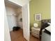 Spacious bedroom closet with ample shelving at 8826 Dunes Ct # 207, Kissimmee, FL 34747