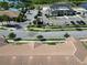 Aerial view of community with clubhouse and parking at 121 Kenny Blvd, Haines City, FL 33844