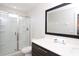 Clean bathroom with walk-in shower and modern vanity at 121 Kenny Blvd, Haines City, FL 33844