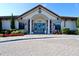 Community clubhouse entrance with stone and columns at 121 Kenny Blvd, Haines City, FL 33844