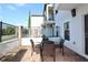 Private patio with wicker furniture at 121 Kenny Blvd, Haines City, FL 33844