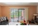 Screened patio with seating area, ideal for relaxing at 5038 Downing St # 7, Orlando, FL 32839
