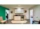 Wet bar with white cabinets, granite countertop, and mini-fridge at 2131 Tripoli Ct, Kissimmee, FL 34747
