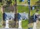 Aerial view of two new homes and surrounding area at 16617 Sw 31St Cir, Ocala, FL 34473