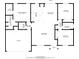Floor plan showing 3 bedroom, 2 bathroom home at 16617 Sw 31St Cir, Ocala, FL 34473