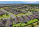 Aerial view of a residential community with numerous homes and lush landscaping at 668 Cordoba Dr, Davenport, FL 33837
