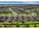 Aerial view of a large residential community featuring many houses and green spaces at 668 Cordoba Dr, Davenport, FL 33837