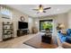 Living area featuring sliding doors to patio and open floor plan at 668 Cordoba Dr, Davenport, FL 33837
