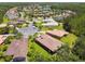 Aerial view of homes and community landscape at 806 Ebb Tide Ln, Poinciana, FL 34759