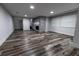Spacious living area with hardwood floors and brick fireplace at 1419 36Th St, Orlando, FL 32839