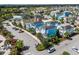 Aerial view of a two-story house in a vibrant community at 3044 Salted Rim Rd, Kissimmee, FL 34747