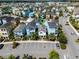 Aerial view of a two-story house in a vibrant community at 3044 Salted Rim Rd, Kissimmee, FL 34747