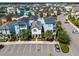 Aerial view of house and neighborhood at 3044 Salted Rim Rd, Kissimmee, FL 34747
