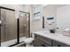Clean bathroom with shower/tub combo and updated vanity at 3044 Salted Rim Rd, Kissimmee, FL 34747